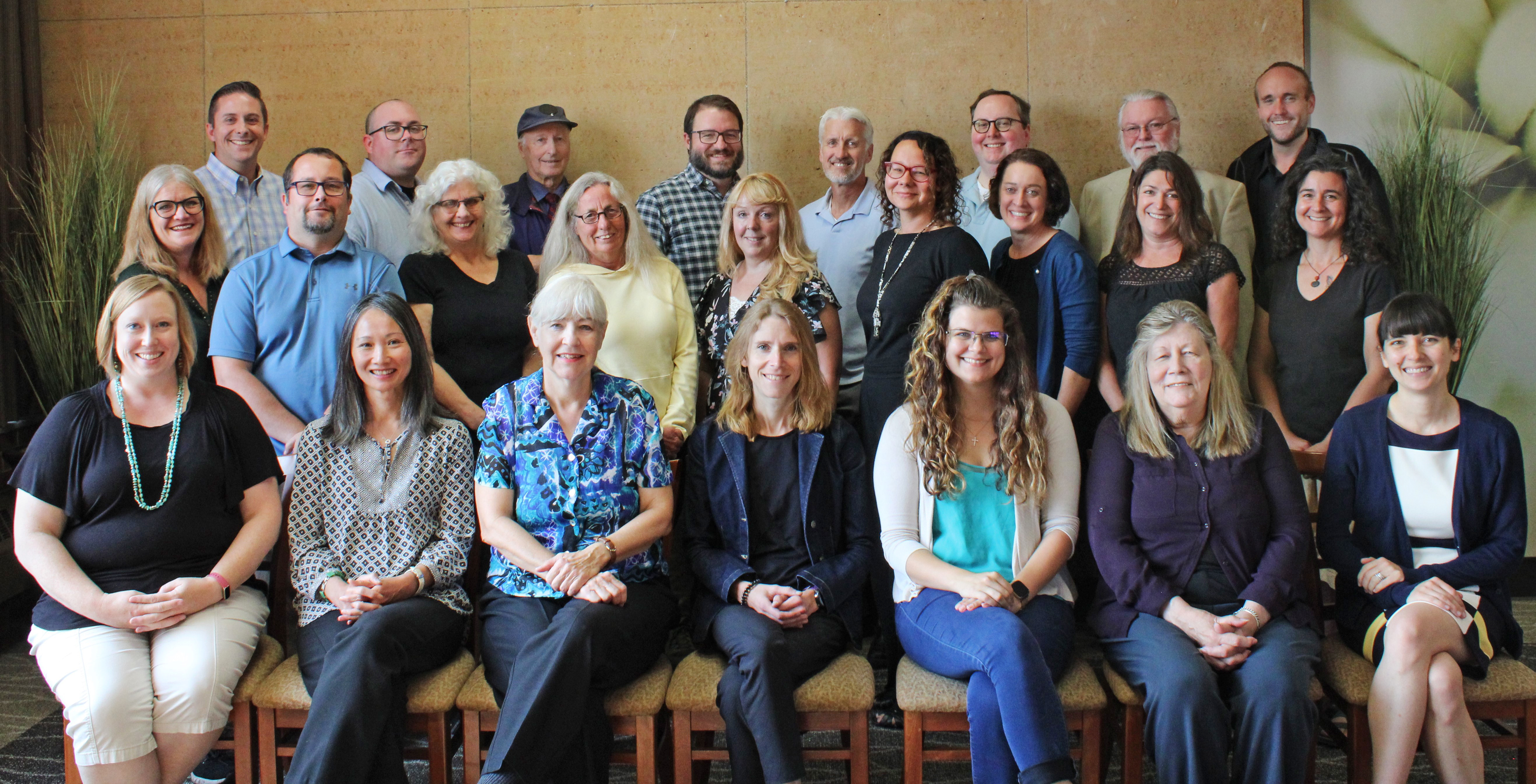 Psychology Department faculty and staff group photo.