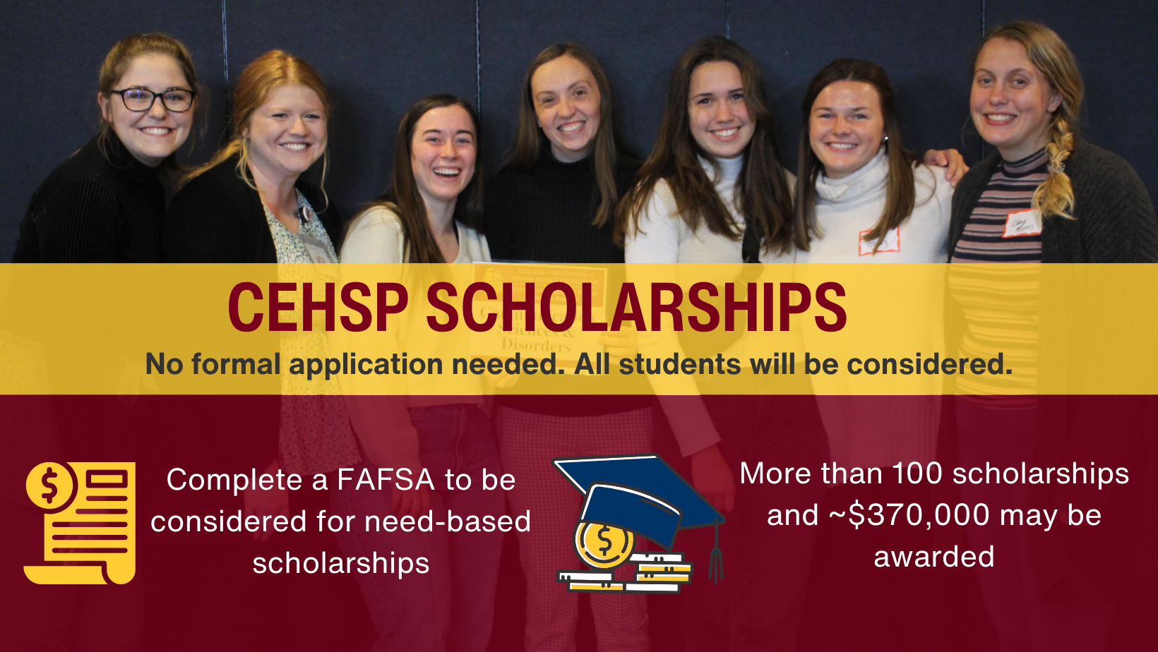 CEHSP scholarship graphic