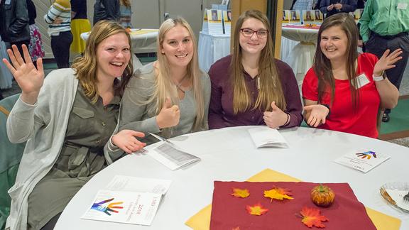 CEHSP students at the 2019 scholarship awards event
