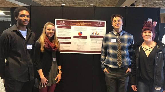 Students presenting at TPUP 2018