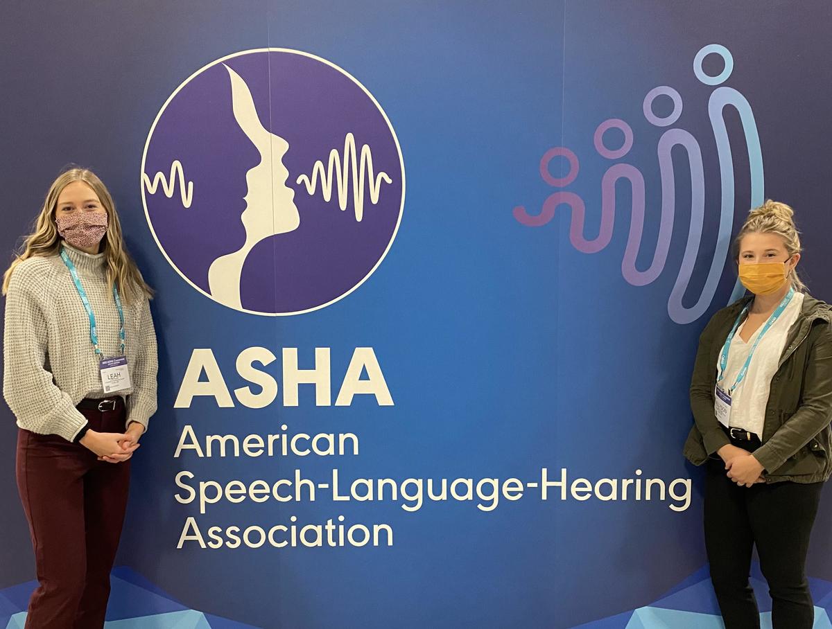  Leah Spaeth and Allyson Rogers at the ASHA Convention