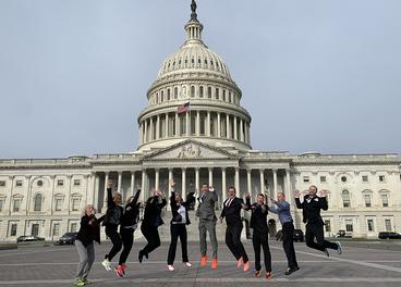 Society of Health and Physical Educators SPEAK Out! Day group at Capitol Hill